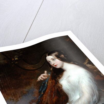 Sarah Curran Playing The Harp, 1800 by William Beechey