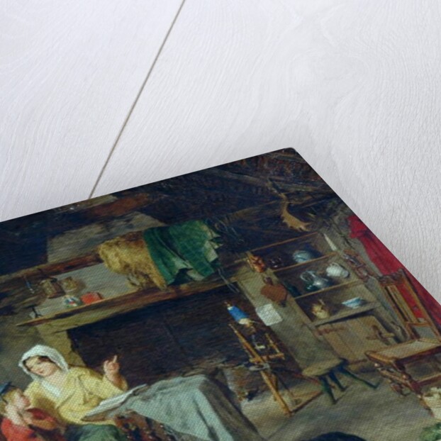 The Ettrick. Shepherd Boy Receiving his first impressions from his mother, 1858 by George Washington Brownlow