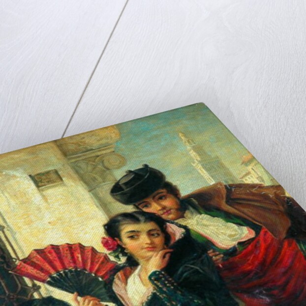 Scene In Spain, Near Seville, c.1853 by John-Bagnold Burgess