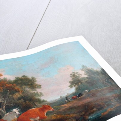 Landscape with Cattle by William Collins