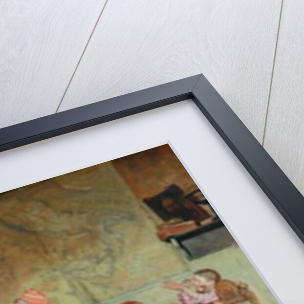 An Italian Village School, 1888 by Giuseppe Costantini