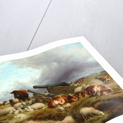 Peace and War, 1888 by Thomas Sidney Cooper