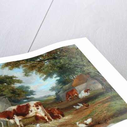 Farmyard, 1856 by John Frederick Senior Herring