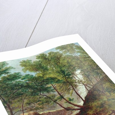 Cat Holes Dam Fall in Todmorden, 1870 by John Holland