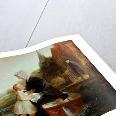 His Father's Grave by John Callcott Horsley