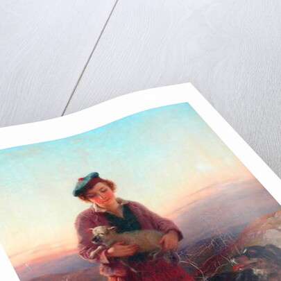 The Strayed Lamb, 1863 by John Adam P. Houston