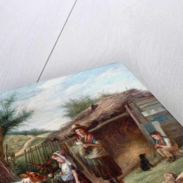 The Pets, 1838 by Charles Hunt