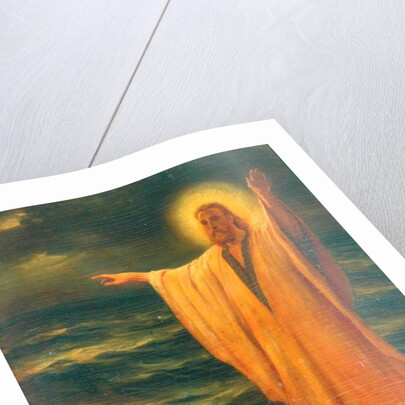 Christ Walking On The Water by Phillip Richard Morris