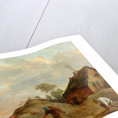 Men Playing At Bowls by David the Younger (attr. to) Teniers