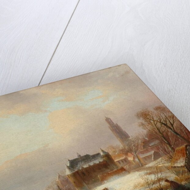 Snow Scene in Holland by Franz Xaver Winterhalter