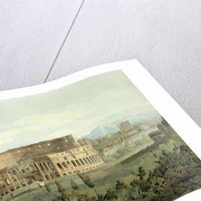 The Colosseum from the Caelian Hills, 1799 by Francis Towne