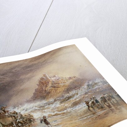 The Return of the Life Boat with St. Michael's Mount in the Distance, c.1874 by Myles Birket Foster