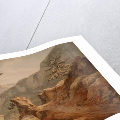 Mount Splugen, Swiss-Italian Border, 1781 by John Warwick Smith