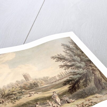 Magdalen College, Oxford, View from Cherwell Looking North West, 1791-92 by Edward Dayes