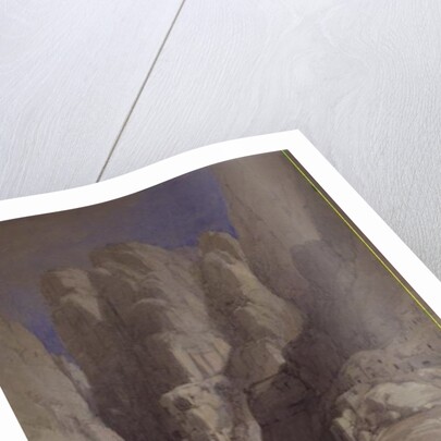 Entrance to Petra, Jordan, 1839 by David Roberts