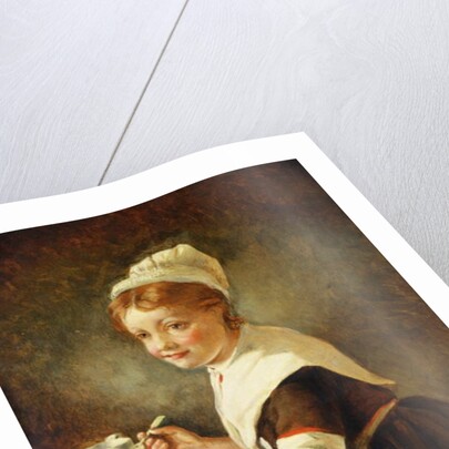 Foundling girl at Christmas Dinner, 1877 by Emma Brownlow