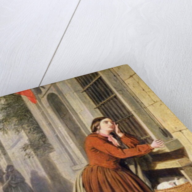 Mother Depositing Her Child in the Foundling Hospital in Paris, c.1855-60 by Henry Nelson O'Neil