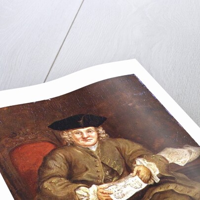 Portrait of Captain Coram by English School