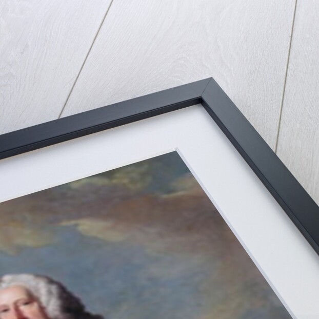 Portrait of Theodore Jacobsen, architect of the Foundling Hospital, shown holding a drawing of the West Front, c.1742 by Thomas Hudson
