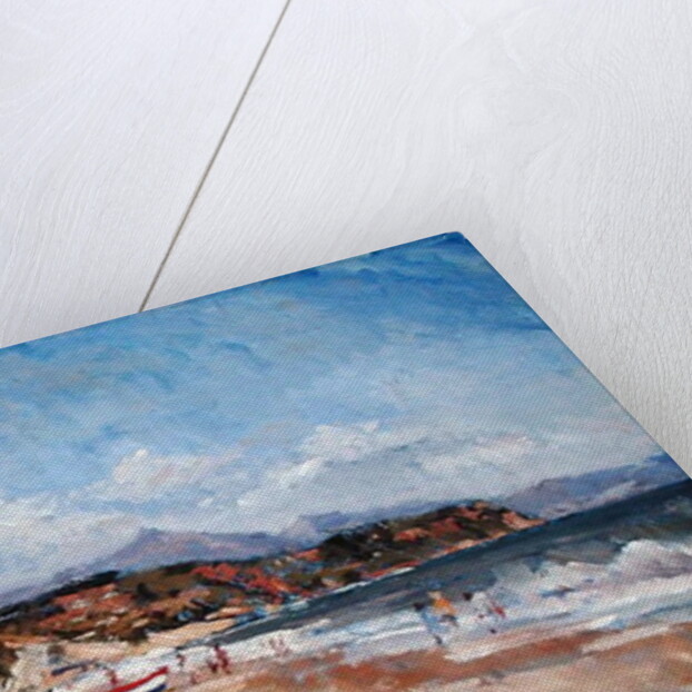 Beach and Mountains, Nerja, 2001 by Christopher Glanville