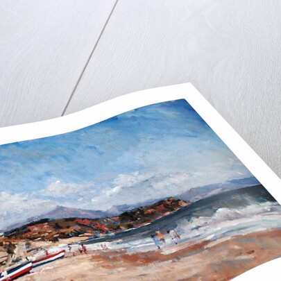 Beach and Mountains, Nerja, 2001 by Christopher Glanville