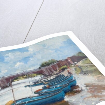 Moorings at Hampton Court, 2011 by Christopher Glanville