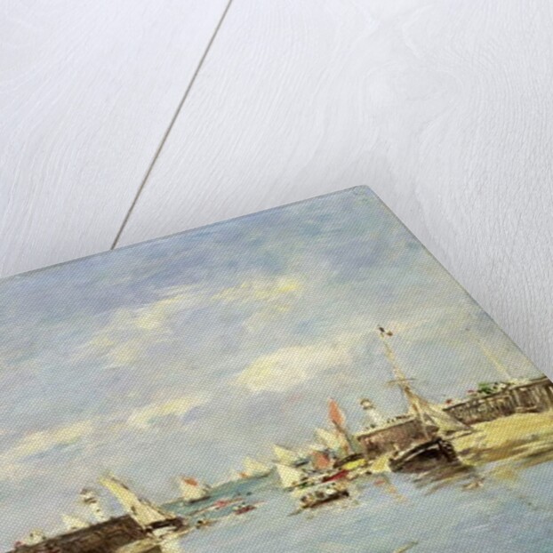 Trouville, the Jetty and the Basin, 1896 by Eugene Louis Boudin