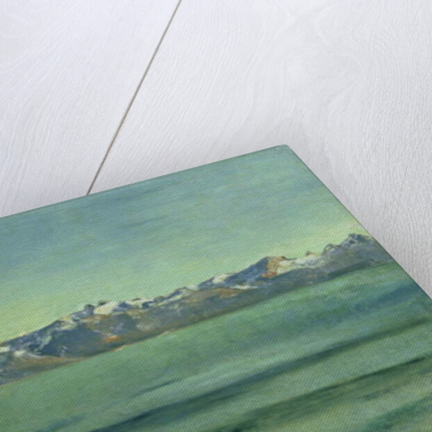 Sunrise Over Mont Blanc, c.1890 by Ferdinand Hodler