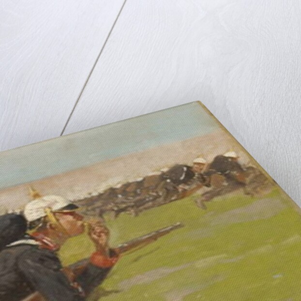 Field Drill for the Prussian Infantry by Frederic Remington