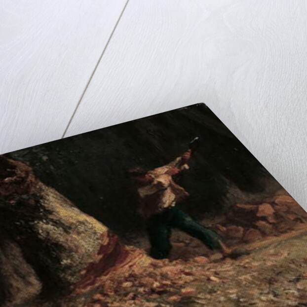 Woodcutter in the Forest by Jean-Francois Millet