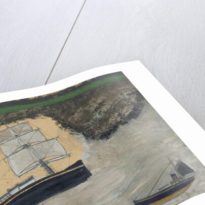 Three steamers by Alfred Wallis