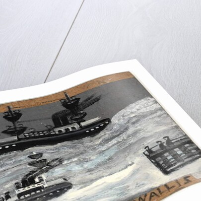 Gunboats in wartime by Alfred Wallis