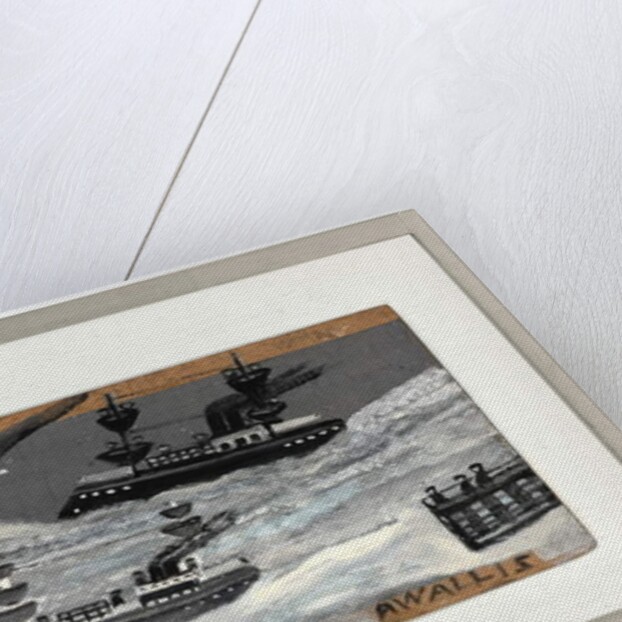 Gunboats in wartime by Alfred Wallis