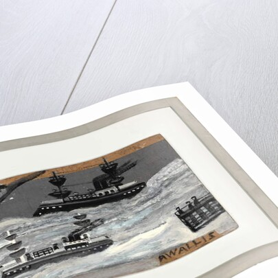 Gunboats in wartime by Alfred Wallis