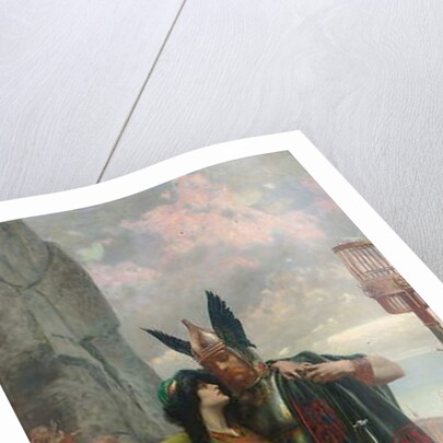 The Viking Farewell, 1905 by Herbert Gandy