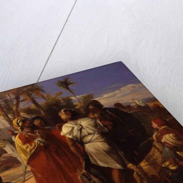 At the Oasis by Jean Francois Portaels