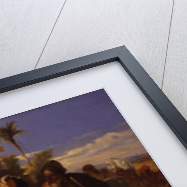 At the Oasis by Jean Francois Portaels