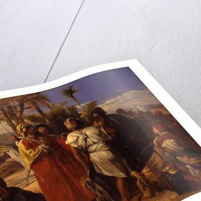 At the Oasis by Jean Francois Portaels