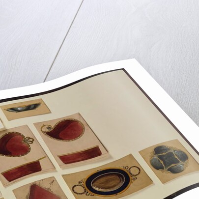 Collection of dish designs, House of Carl Faberge by Carl (firm of) Fabergé