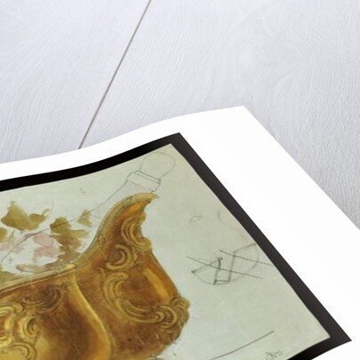 Large metal kovsh in the Louis XV style, House of Carl Faberge by Carl Fabergé