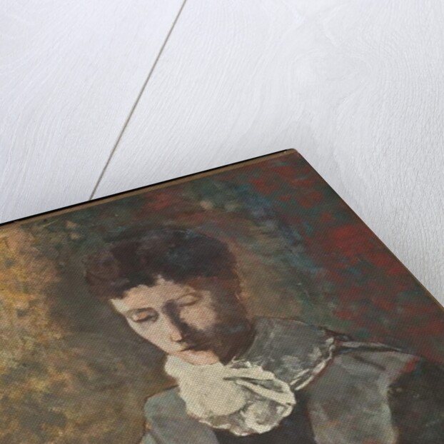 Madam Camille Redon Reading by Odilon Redon