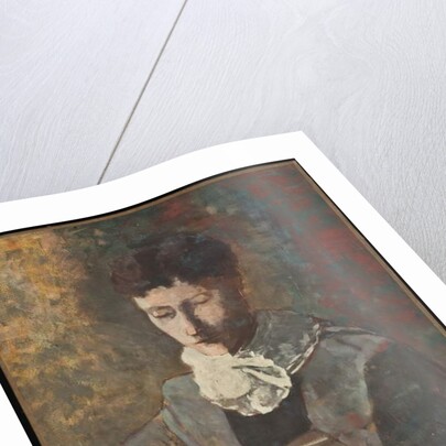 Madam Camille Redon Reading by Odilon Redon