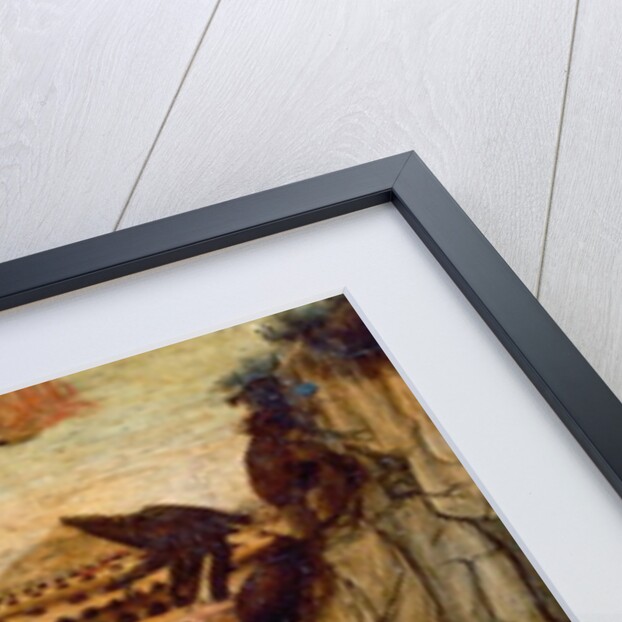 Cassone testate: Hercules and the Lernaean Hydra by Giovanni Di Ser Giovanni Lo Sheggia