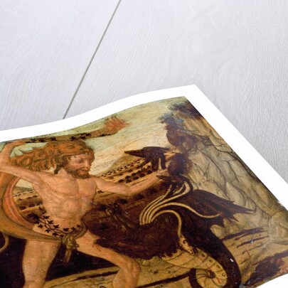 Cassone testate: Hercules and the Lernaean Hydra by Giovanni Di Ser Giovanni Lo Sheggia