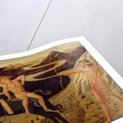 Cassone panel: Hercules saving Deianeira from Nessus by Giovanni Di Ser Giovanni Lo Sheggia