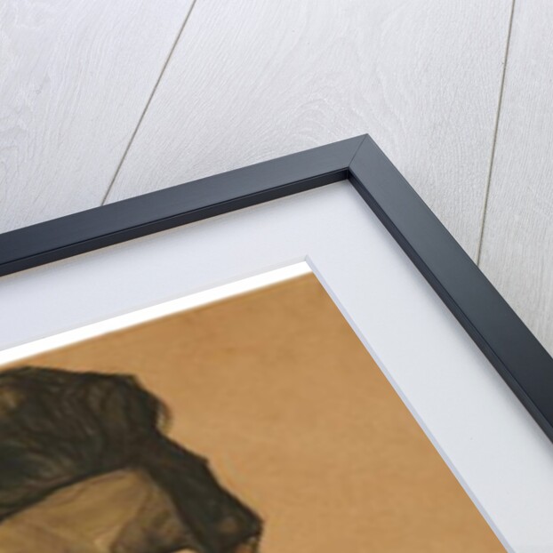 Self portrait, 1910 by Egon Schiele