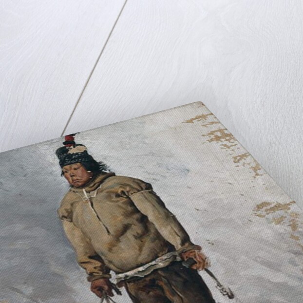 An Eskimo by Francois Auguste Biard