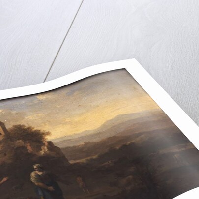 The Banishment of Hagar and Ishmael by Cornelis van Poelenburgh or Poelenburch