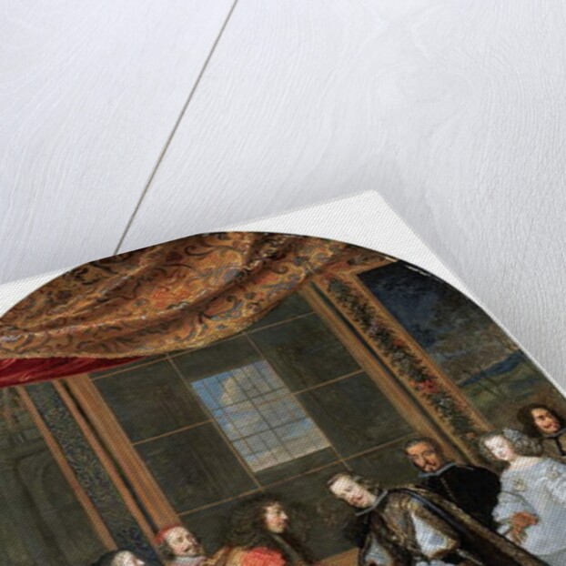 The Meeting Between Kings Philip IV and Louis XIV on Pheasant Island by Adam Frans van der Meulen