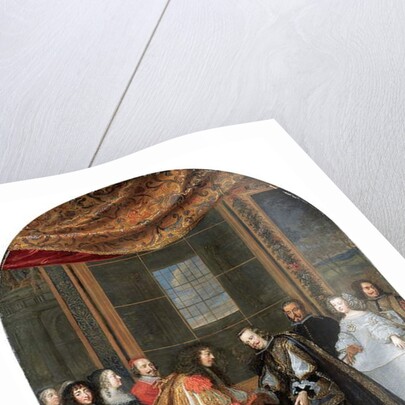 The Meeting Between Kings Philip IV and Louis XIV on Pheasant Island by Adam Frans van der Meulen